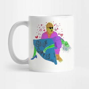 "WolfMan Holds His Girl" Mug